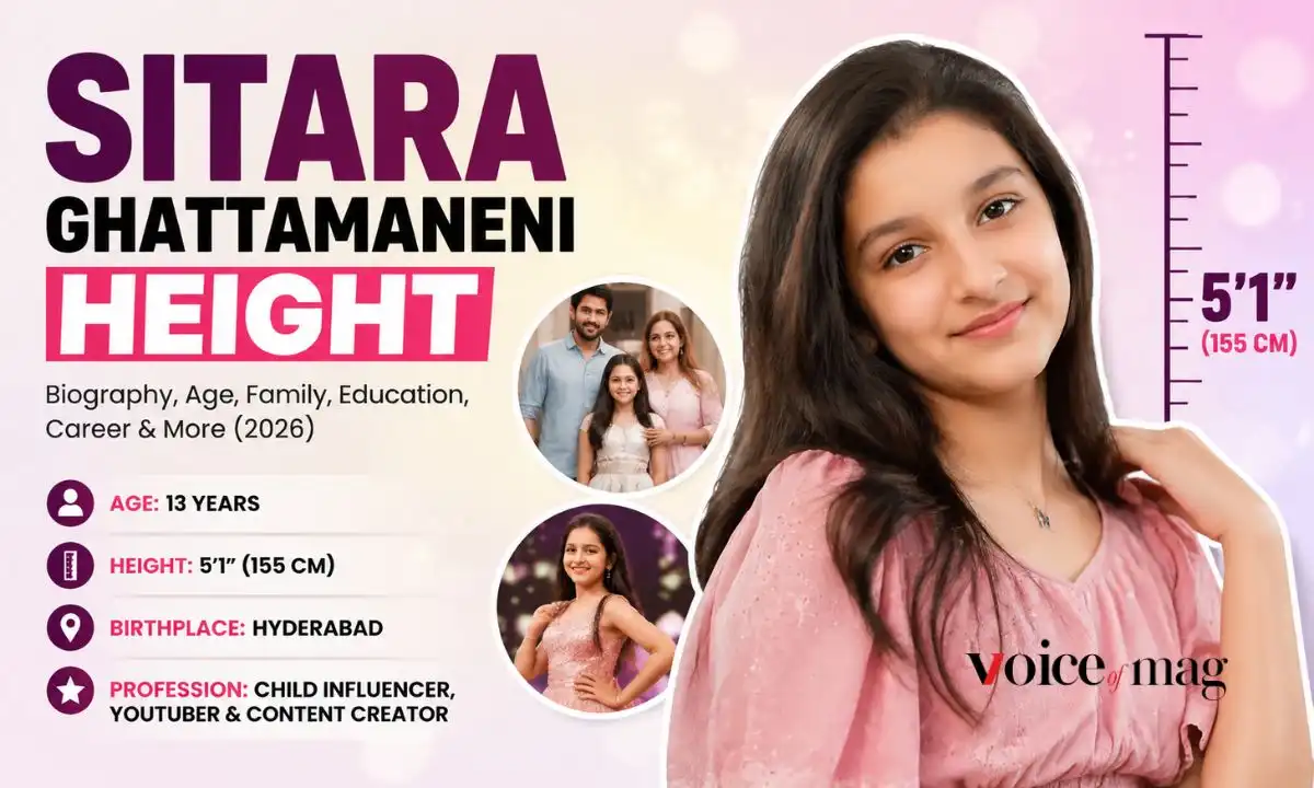 Sitara Ghattamaneni Height: Biography, Age, Family, Education, Career & More (2026)