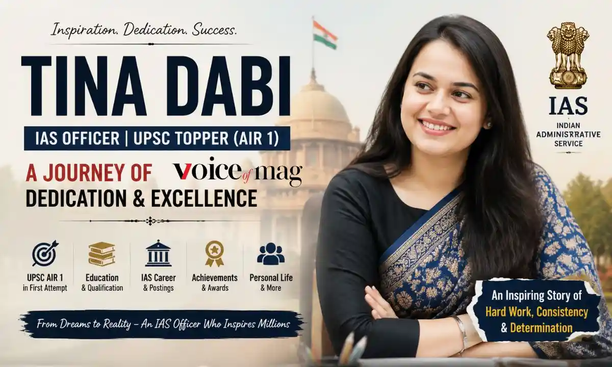 Tina Dabi Biography 2026: Age, Husband, IAS Rank, Family, Education, Career, Net Worth & More